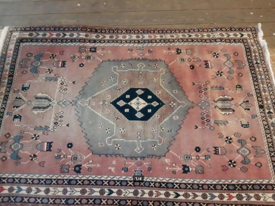 Vloerkleed Perzisch, Ophalen, Gebruikt, 100 tot 150 cm, 200 cm of meer