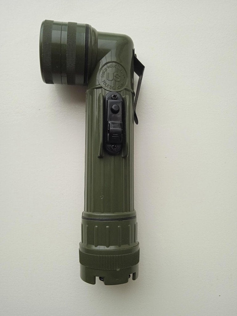 Vintage militaire zaklamp US Toledo Ohio, Ophalen of Verzenden, Landmacht, Amerika, Overige typen