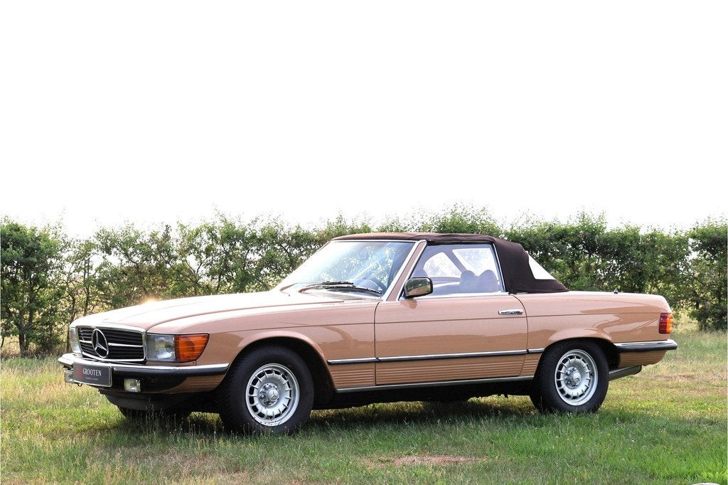 Mercedes-Benz SL-Klasse 450 SL - R107 - 99.000 km (bj 1979), Auto's, Oldtimers, Automaat, Achterwielaandrijving, 179 pk, Beige