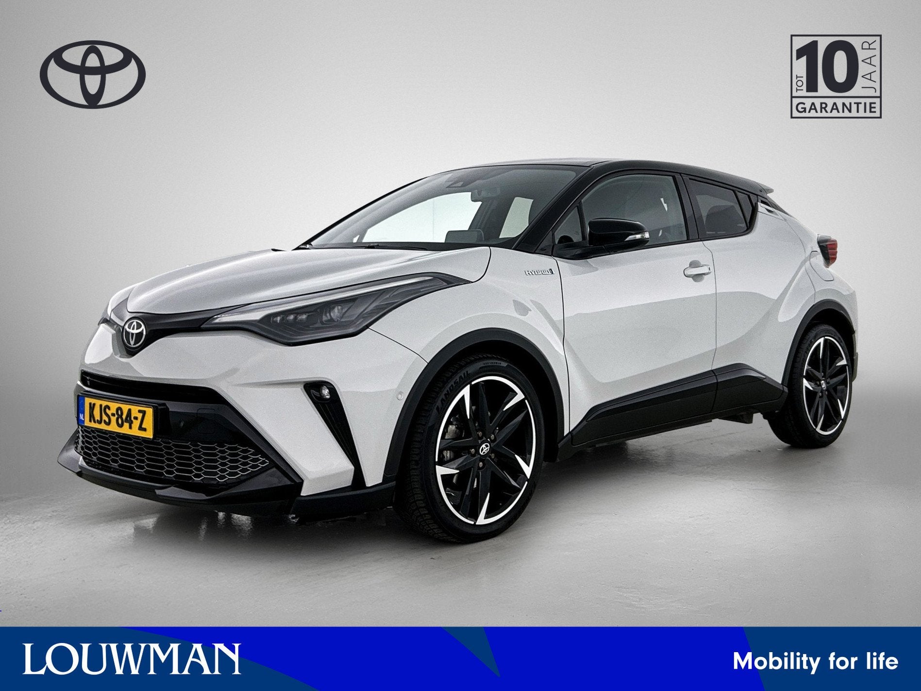 Toyota C-HR 1.8 Hybrid GR-Sport | Navigatie | Stoelverwarmin, 12 maanden, Zwart, 4 cilinders, 122 pk