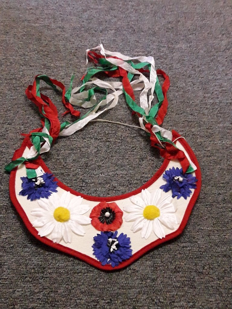 vintage bloemenkrans voor in haar, Ophalen of Verzenden, Jongen of Meisje