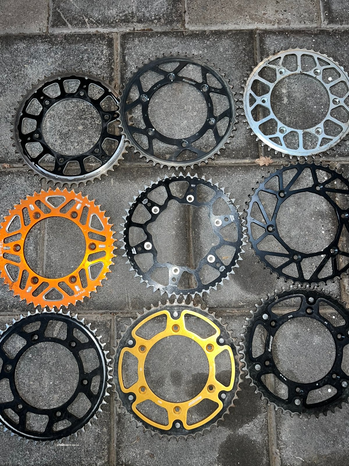 Gebruikte tandwielen ktm sxf exc sx, Ophalen of Verzenden