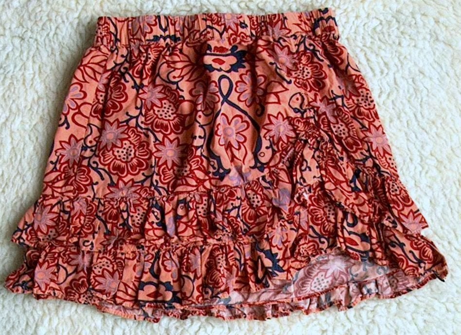 Scotch & Soda stroken rokje maat 140, Ophalen, Meisje, Zo goed als nieuw, Jurk of Rok