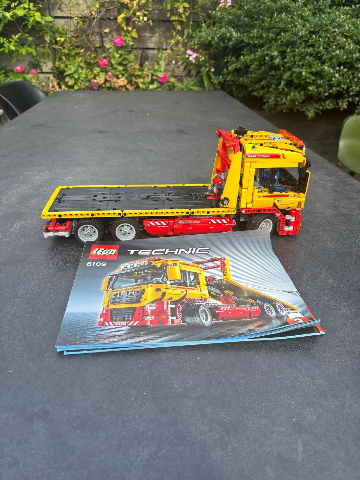Lego Technic - 8109 Flatbed Vrachtwagen, Ophalen of Verzenden, Zo goed als nieuw, Lego, Technic