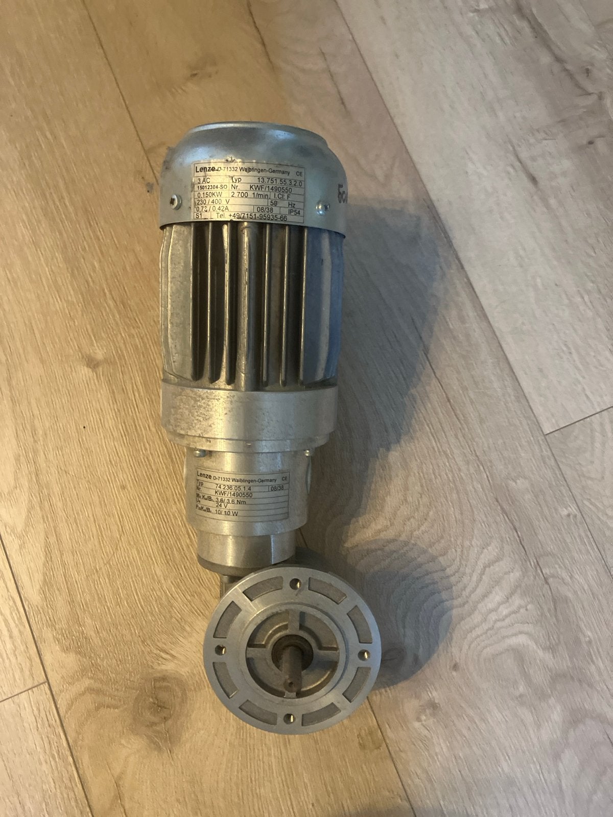 Lenze Elektromotor 0.18kW 2700 rpm, Ophalen of Verzenden, Gebruikt, Elektromotor, 1800 rpm of meer