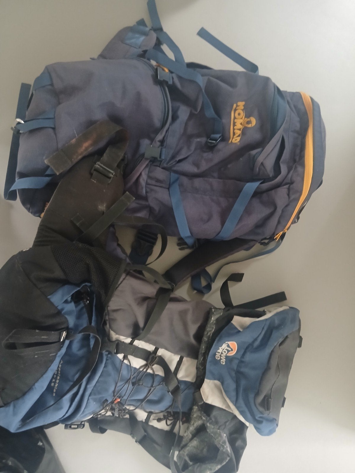 Nomad en Lowe Alpine rugzakken - Ideaal voor trekking, Gebruikt, Ophalen of Verzenden, Trekking, 60 cm of meer