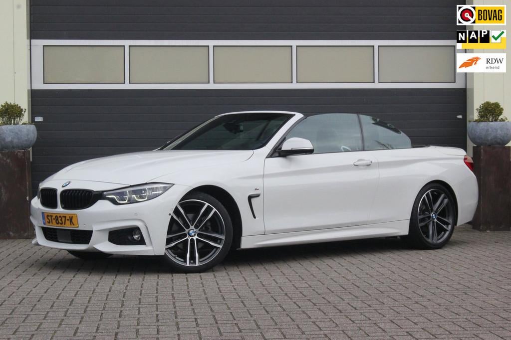 BMW 4-serie Cabrio 420i High Executive M Sport | Trekhaak |, Auto's, BMW, Bedrijf, Te koop, 4-Serie, 360° camera, ABS, Achteruitrijcamera