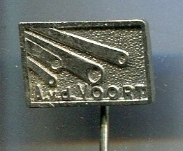 A. vd. Voort buizen zilverkleurig speldje ( F_167), Ophalen of Verzenden, Nieuw, Merk, Speldje of Pin