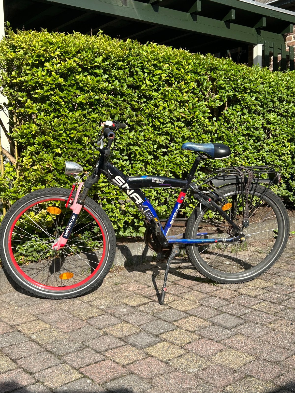 Batavus Snake kinderfiets 24 inch, Fietsen en Brommers, Fietsen | Heren | Herenfietsen, Ophalen, Gebruikt, Versnellingen, Batavus