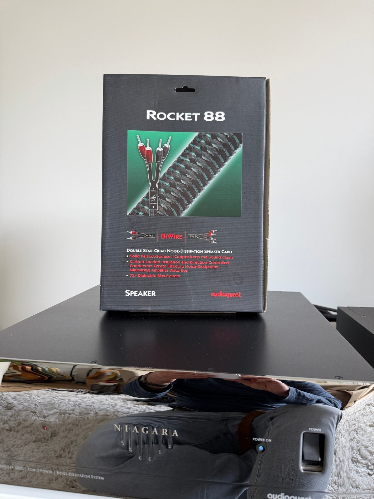 AudioQuest Rocket 88 Bi-Amp Luidsprekerkabel, Ophalen of Verzenden, Nieuw, Minder dan 2 meter, Luidsprekerkabel