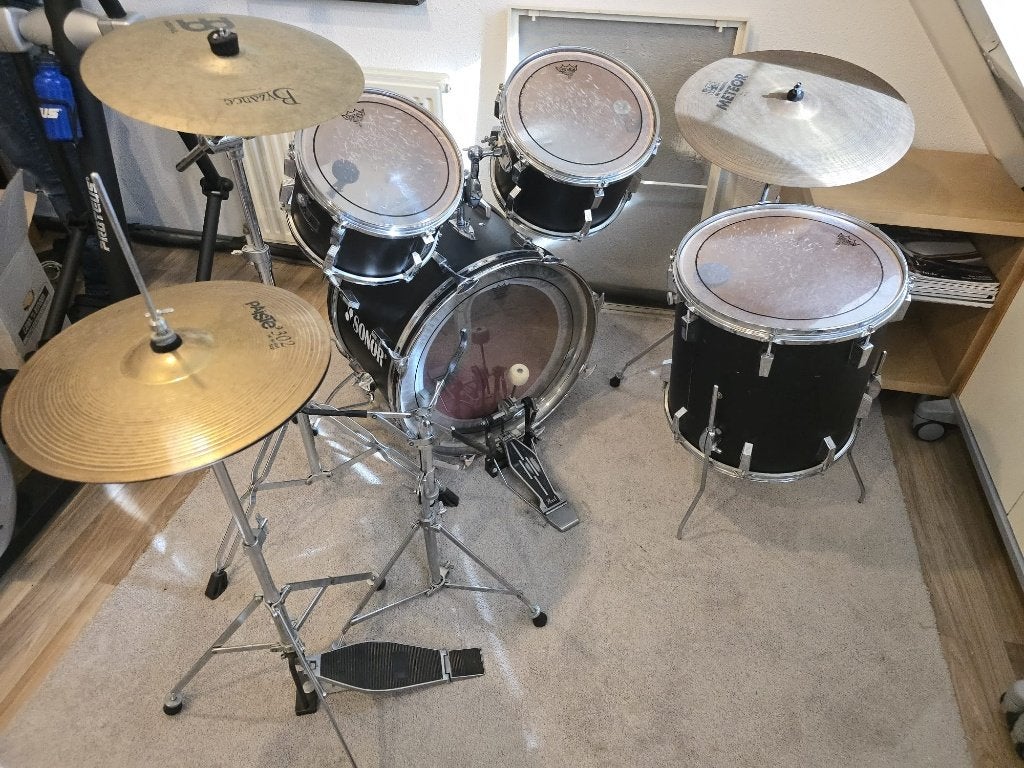 Sonor Champion drumstel met bekkens, Ophalen, Gebruikt, Sonor