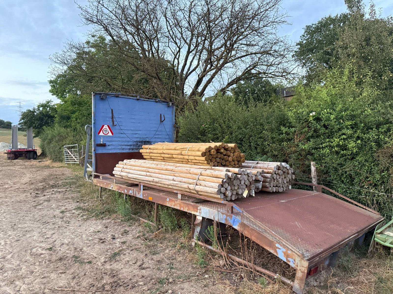 Oprijbak vrachtauto voor landbouwdoeleinden, Ophalen, Transport