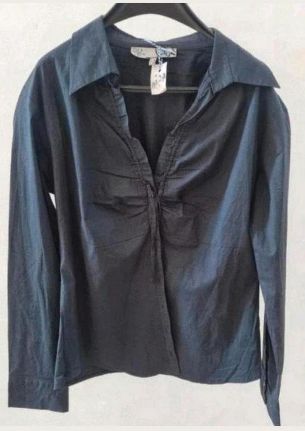 D.AVRAY Zwarte Blouse Maat 46/48 in NIEUWSTAAT, D.AVRAY, Zwart, Maat 46/48 (XL) of groter, Ophalen of Verzenden