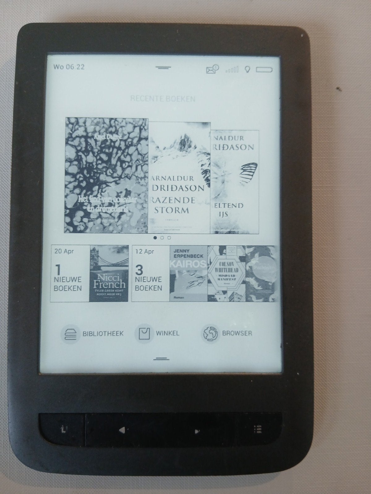 PocketBook Touch Lux 3 e-reader, Ophalen, Gebruikt