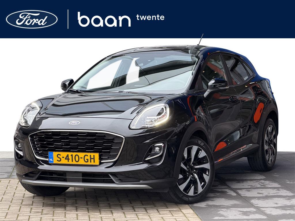 Ford Puma 1.0 EcoBoost Hybrid Titanium Automaat | Camera | W, 12 maanden, Stof, Zwart, Bedrijf