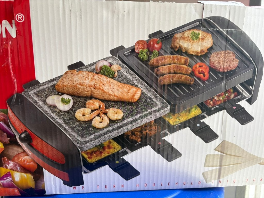 Gourmetstel, Witgoed en Apparatuur, Gourmetstellen, Ophalen of Verzenden, Zo goed als nieuw, 8 personen of meer