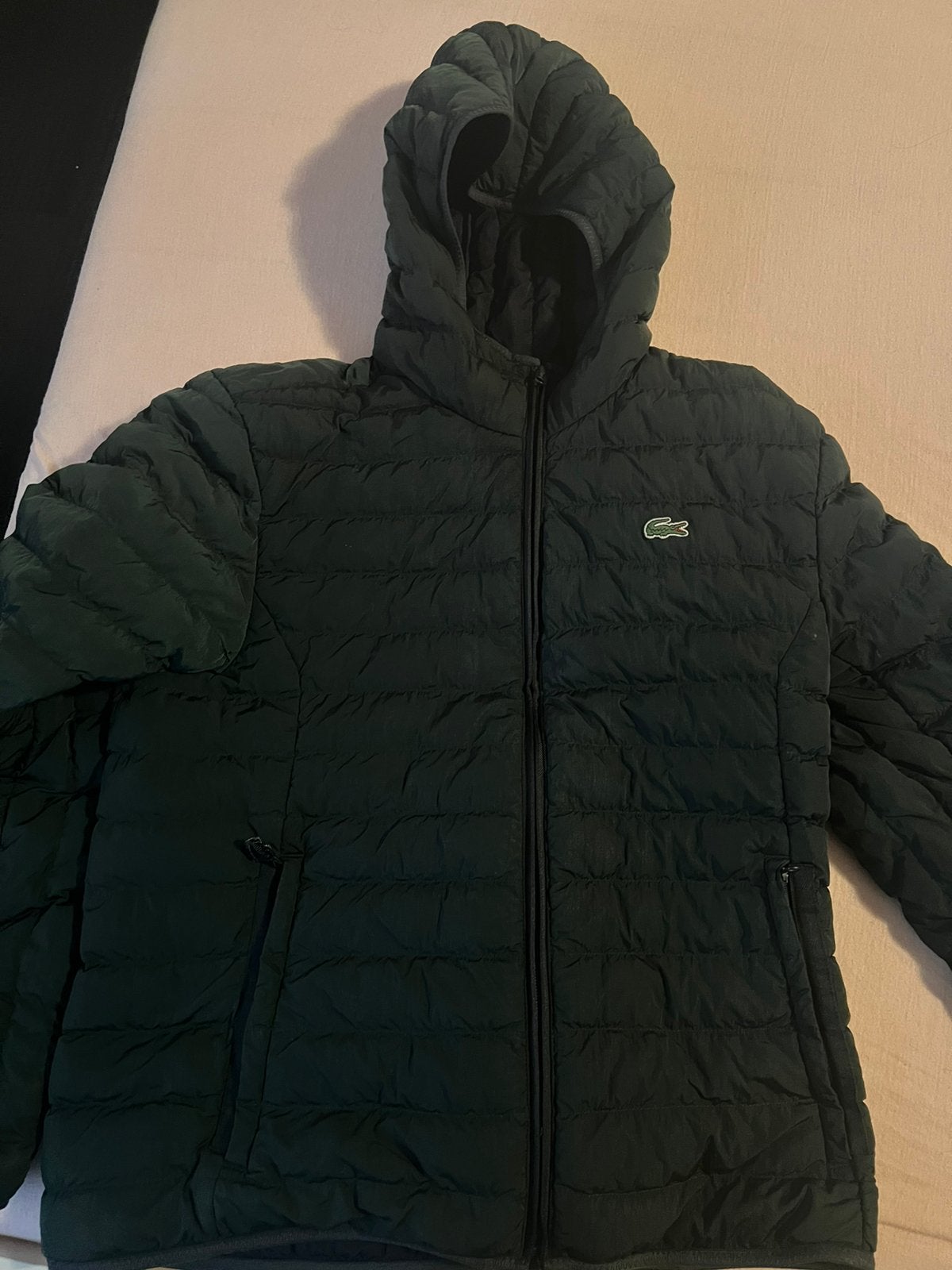 Lacoste jas maat M, Ophalen of Verzenden, Zo goed als nieuw, Maat 48/50 (M), Groen