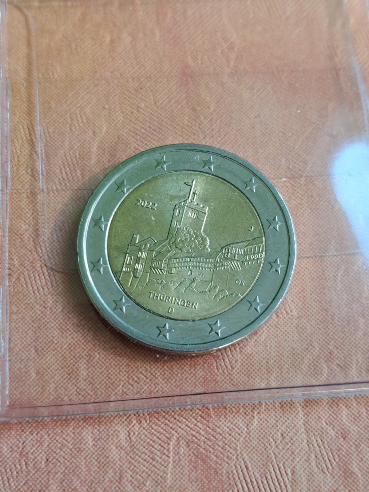 2 euro UNC Duitsland 2022 Thuringen (J), Postzegels en Munten, Ophalen of Verzenden, Duitsland, 2 euro