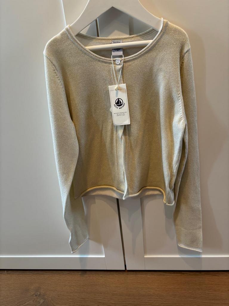 Petit bateau goud glitter vestjes, Ophalen, Nieuw, Meisje, Trui of Vest