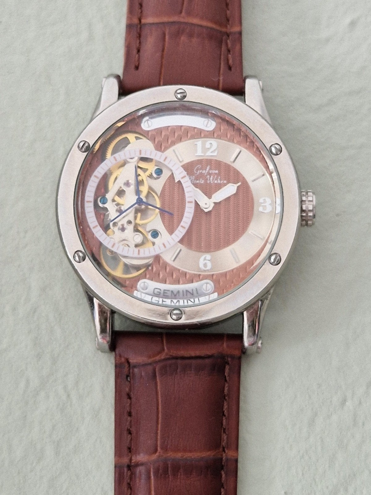 Graf von Monte Wehro Gemini Automatisch Horloge, Verzenden, Gebruikt