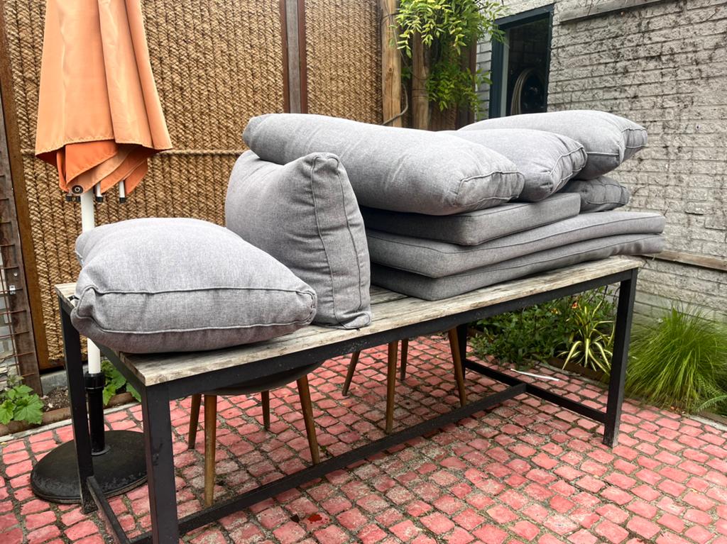 Tuinkussens, Ophalen, Zo goed als nieuw, Overige materialen