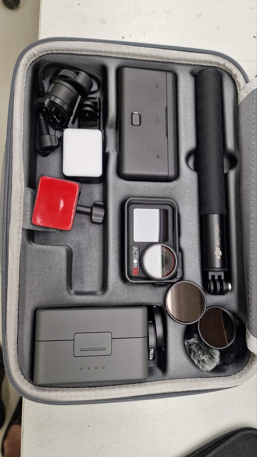 Compleet  Action 5 Pro Set met Accessoires, Ophalen, Zo goed als nieuw, GoPro