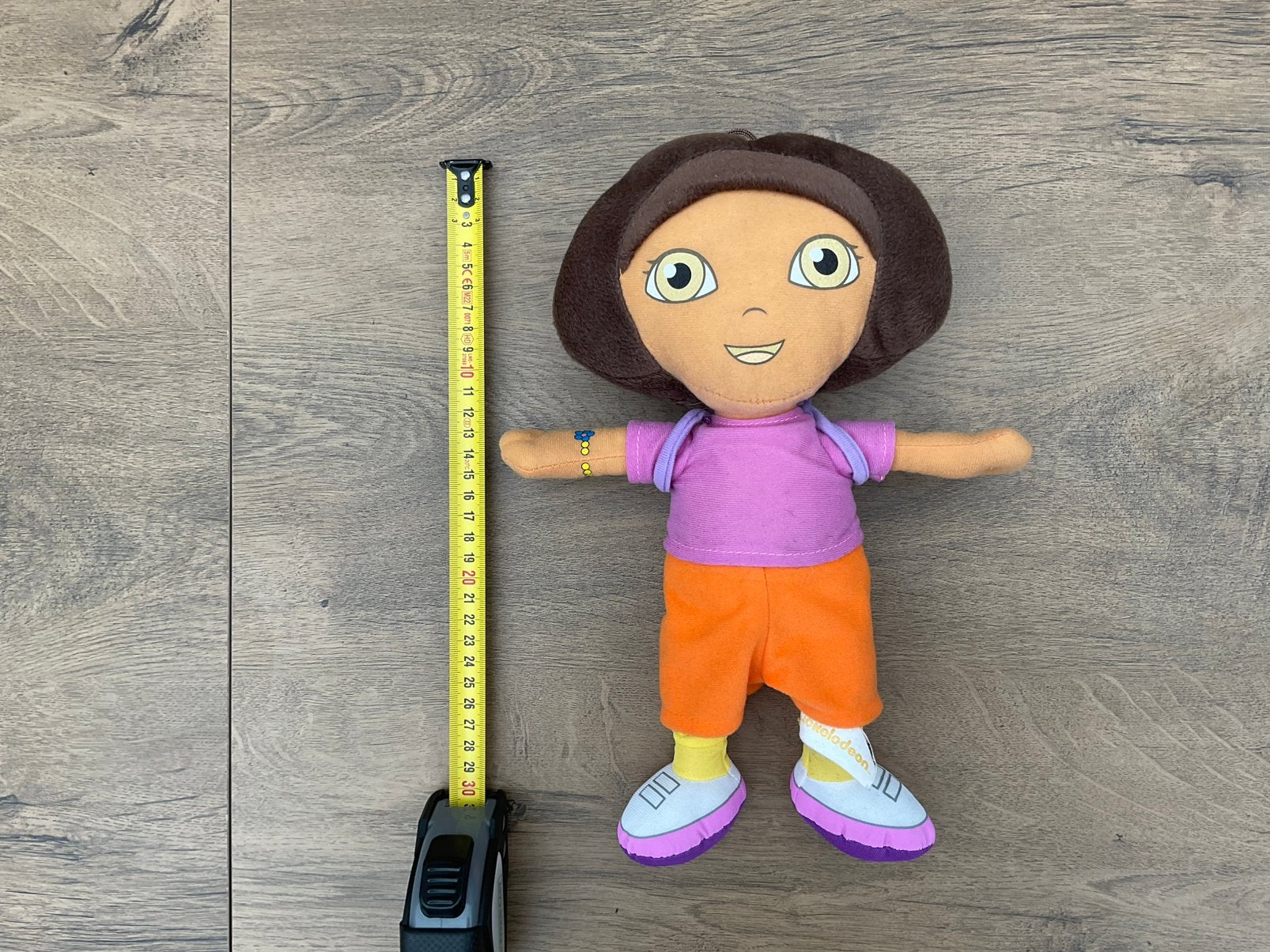 Zgan, niet kapot, Dora the explorer pluche pop knuffel, Ophalen, Overige figuren, Zo goed als nieuw, Beeldje of Figuurtje