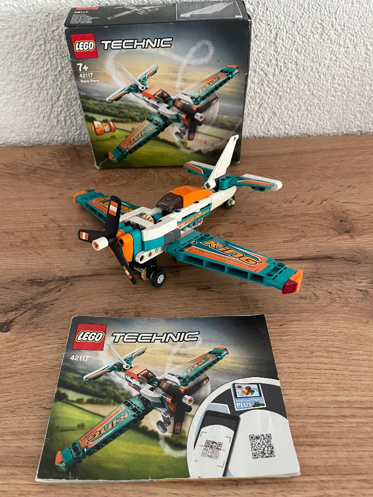 Technisch Lego Race vliegtuig inclusief bouwinstructies, Ophalen, Compleet, Gebruikt, Lego