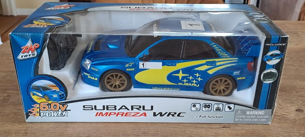 Subaru Impreza WRC Petter Solberg Radiografisch Bestuurbaar, Elektro, Gebruikt, Verzenden, Schaal 1:14