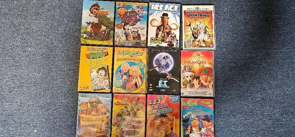 Kinder dvd's 2,50 per stuk, Alle leeftijden, Ophalen of Verzenden, Gebruikt