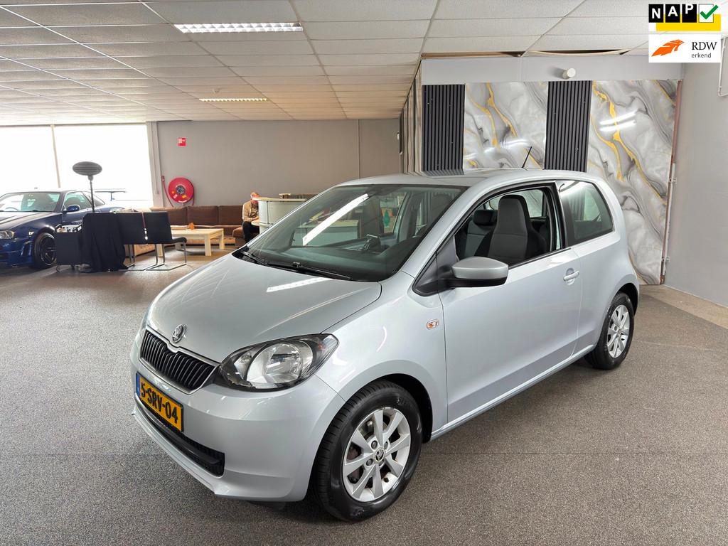 Skoda Citigo 1.0 Greentech Apk Nieuw,Airco,Cruise,Navi,Bluet, Voorwielaandrijving, Euro 5, Stof, Gebruikt