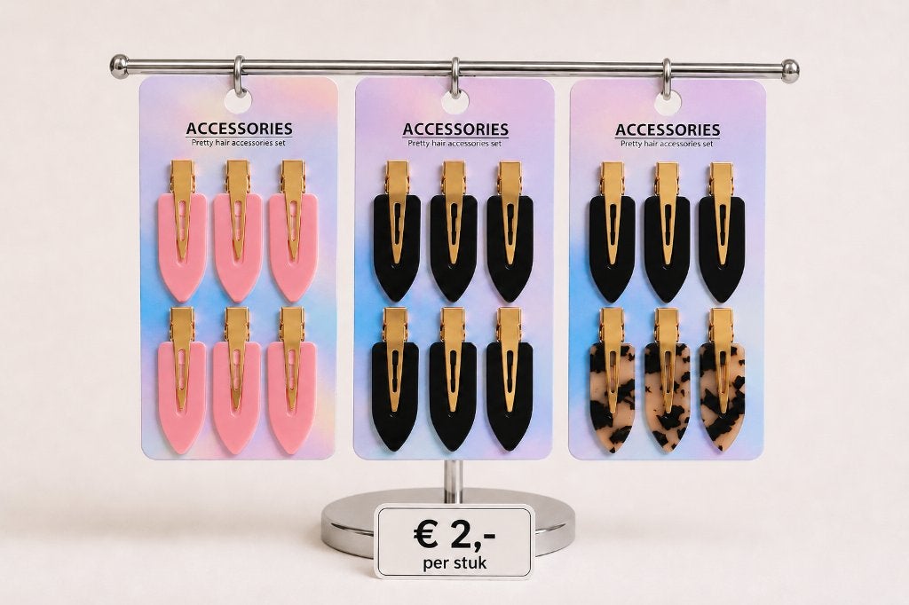 Supermooie haarclip sets, Verzenden, Nieuw, Haarspeld