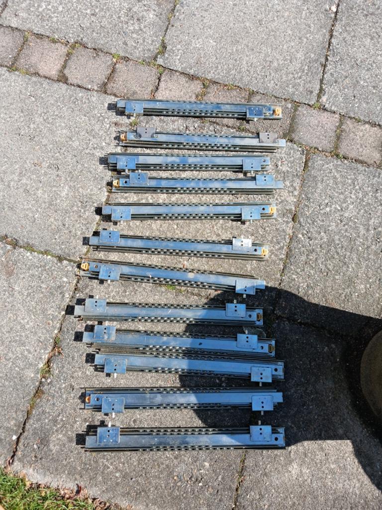 12x Zware Ladegeleiders 45 cm - Volledig Uittrekbaar, Ophalen