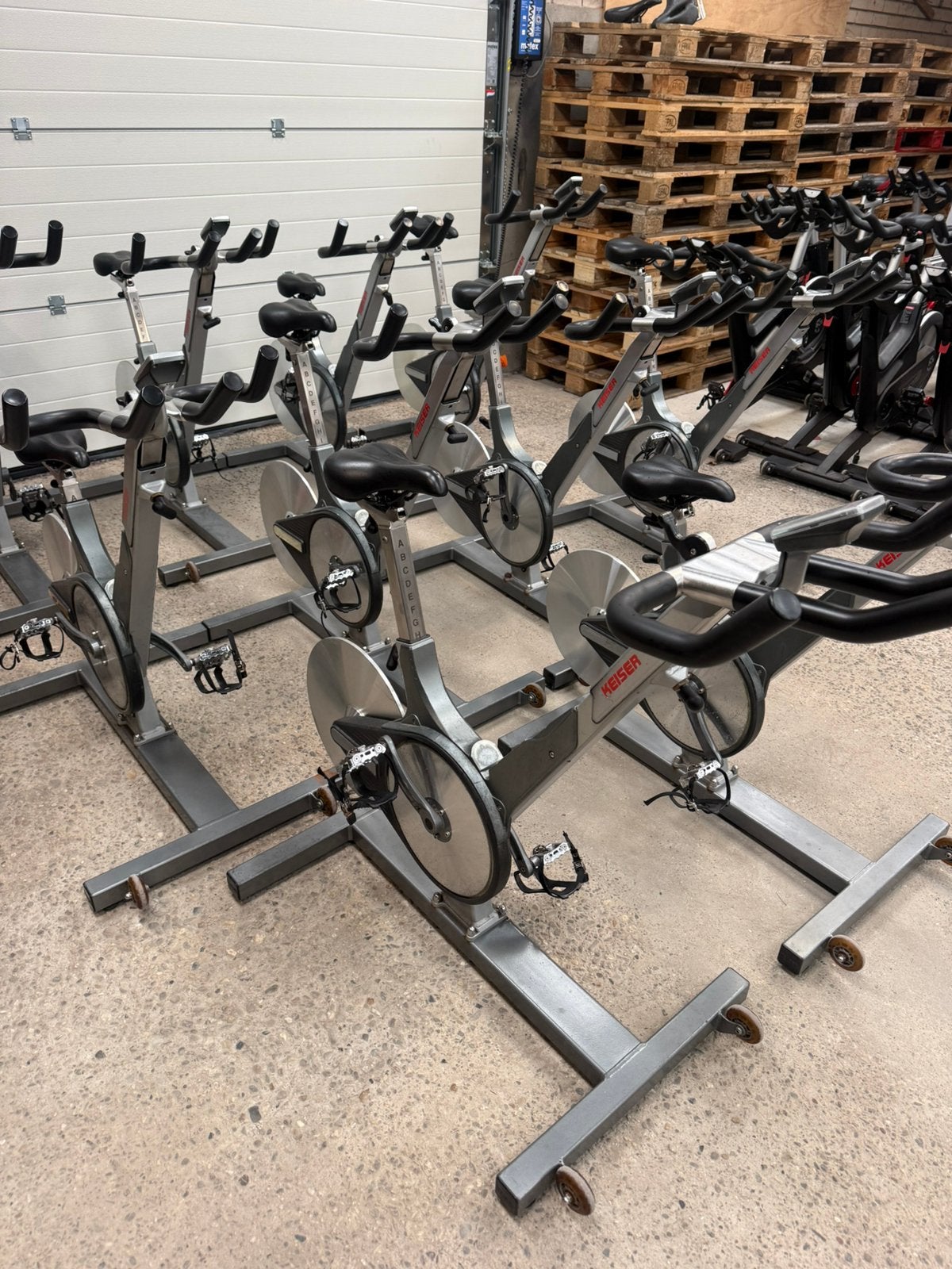 10x keiser spinningbikes / spinning / spinningfiets / gym, Ophalen, Benen, Gebruikt, Overige typen