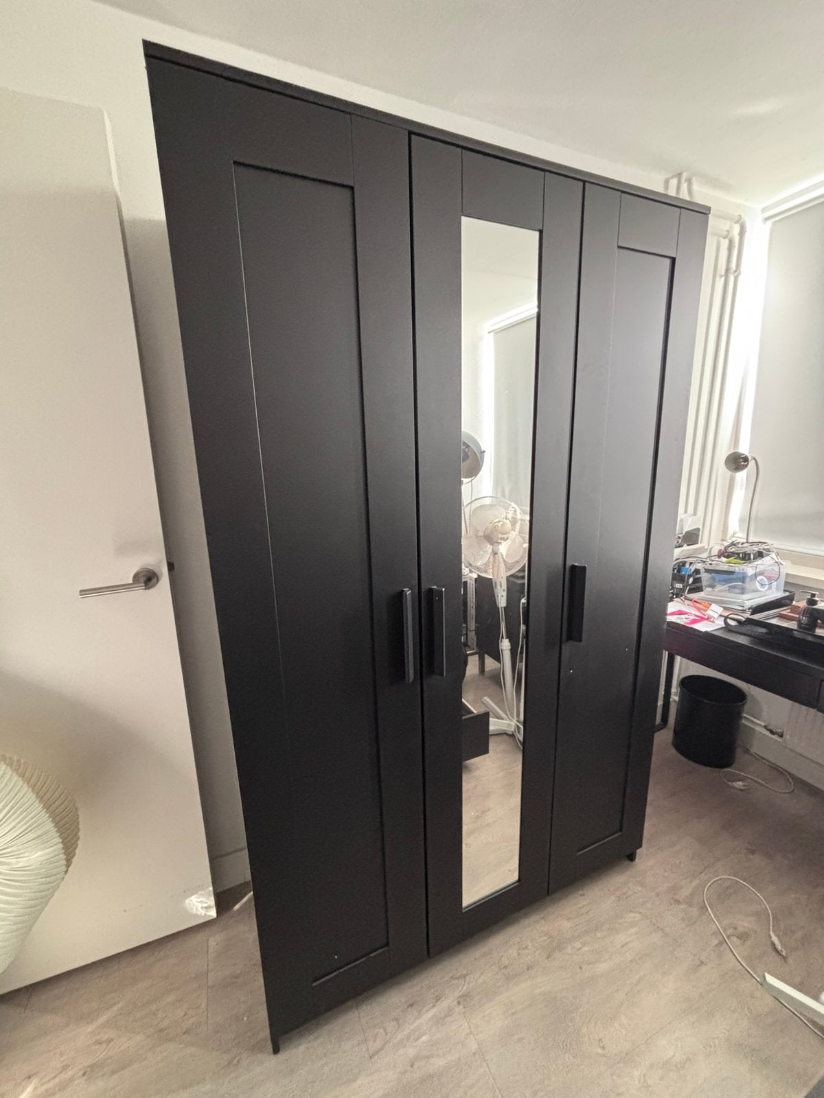 2x Kledingkast 3-deurs BRIMNES IKEA, Ophalen, Met deur(en), Gebruikt, 100 tot 150 cm