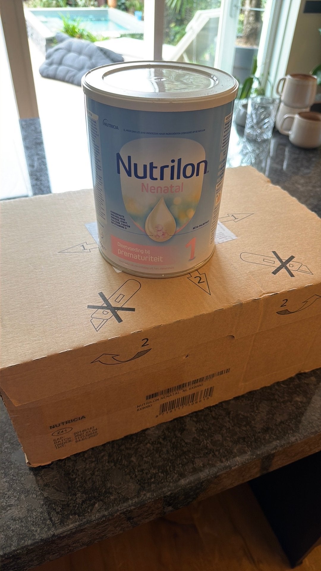 9 nieuwe gesealde blikken Nutrilon Nenatal, Ophalen, Nieuw, Overige typen