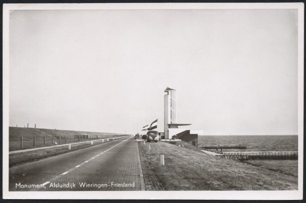 Afsluitdijk Wieringen-Friesland - Monument, Verzenden, 1960 tot 1980, Ongelopen, Noord-Holland