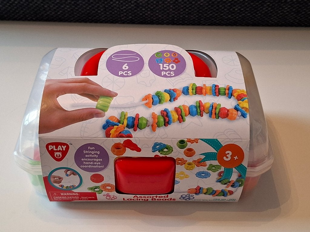 Playgo rijgkralen koffer- tellen, sorteren, Ophalen of Verzenden, Nieuw