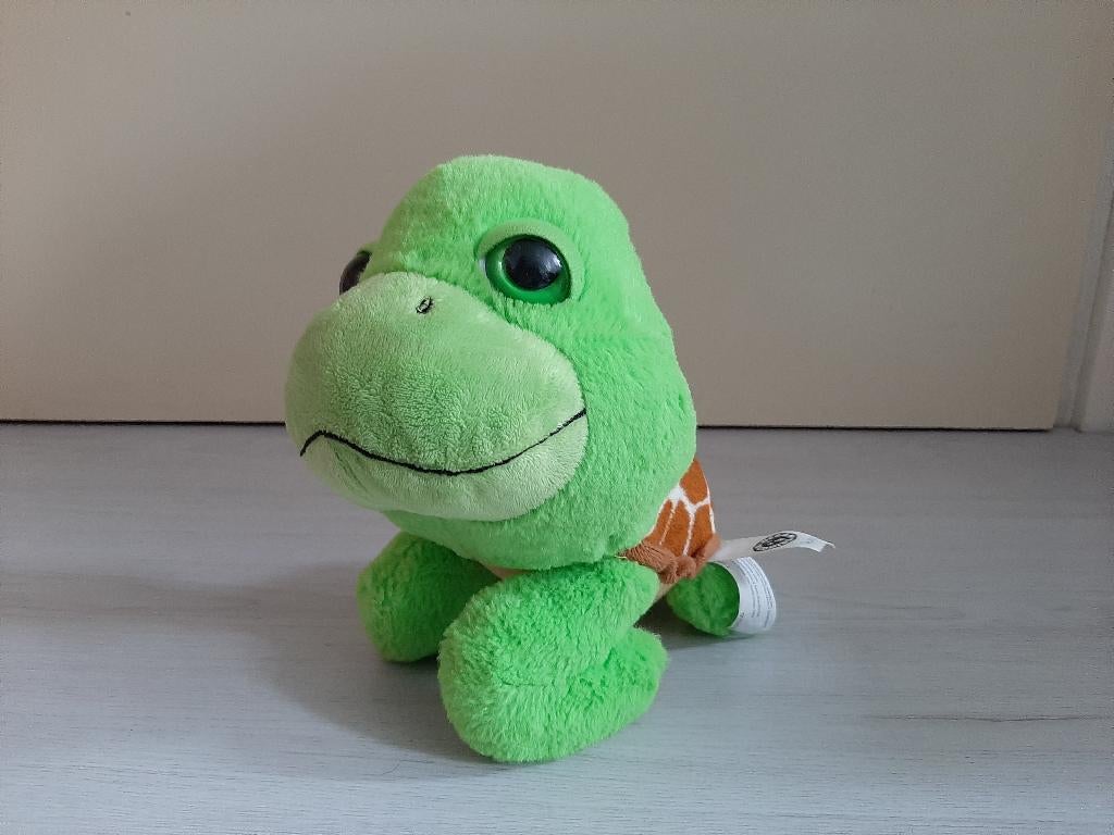 Knuffel schildpad van Hoogvliet Ocean Buddies spaaractie, Groen, Overige merken, Overige karakters, Overige typen