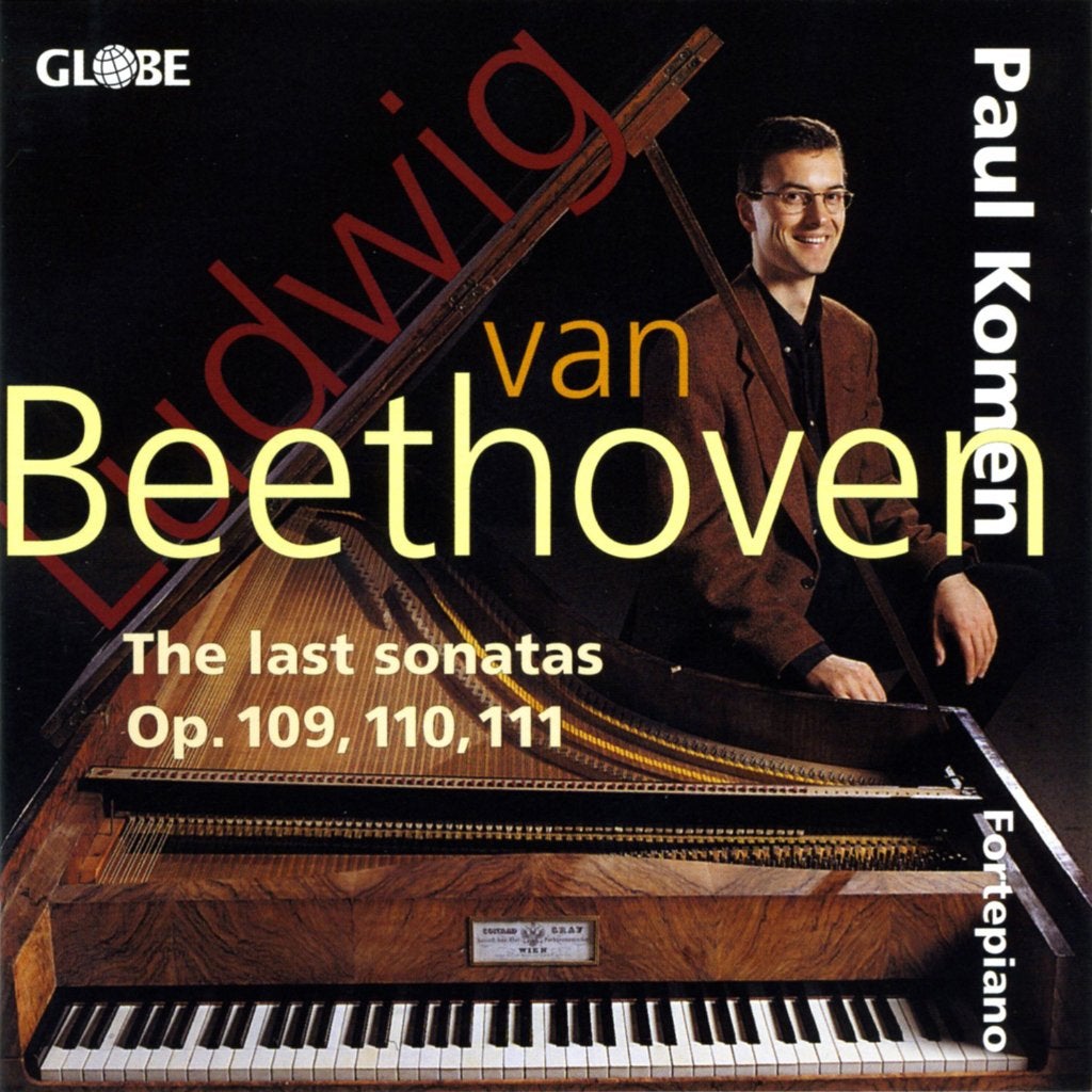BEETHOVEN Last sonatas op.109 & 110 & 111 CD KOMEN GLOBE, Ophalen of Verzenden, Classicisme, Zo goed als nieuw, Kamermuziek