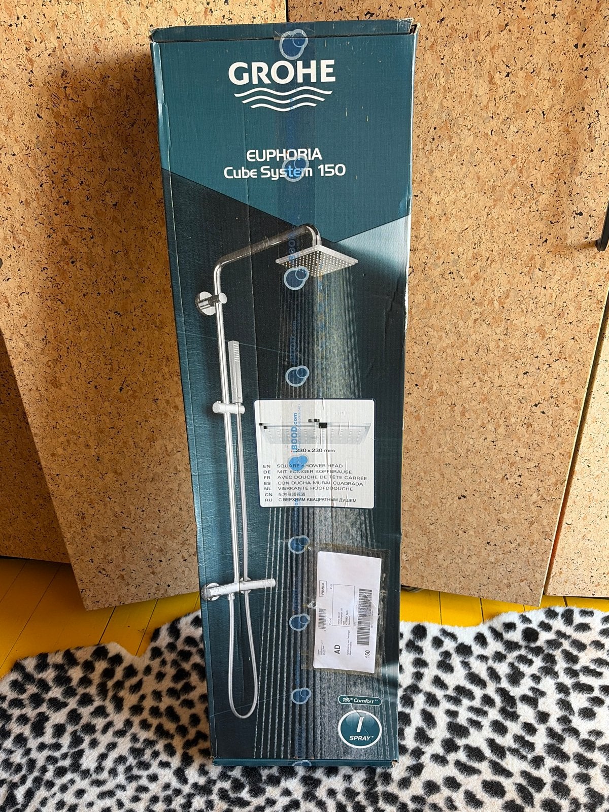 Grohe Euphoria Cube System 150 Douchesysteem, Ophalen of Verzenden, Nieuw, Chroom, Douche
