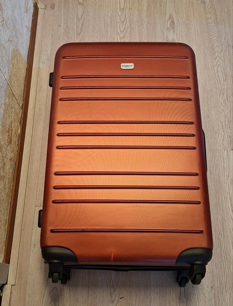 Princess Traveller Koffer - Oranje/Koperkleurig, Gebruikt, Oranje, Ophalen of Verzenden, 60 tot 80 cm