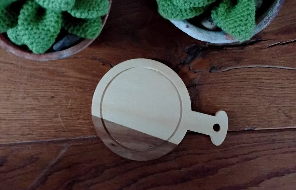 Houten kaasplankje - hout - snijplank - kaasplank - nieuw, Snij-/serveerplank, Ophalen of Verzenden, Nieuw, Hout