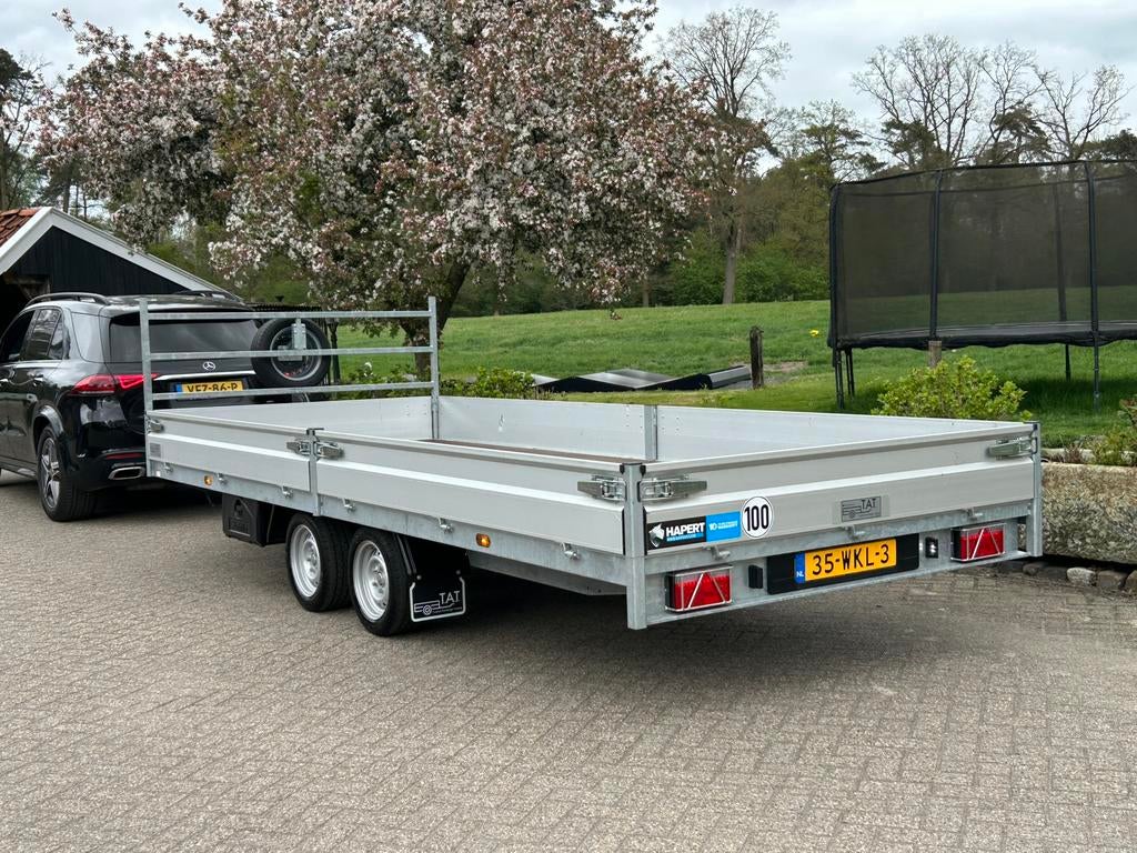 Hapert plateauwagen, Auto diversen, Aanhangers en Bagagewagens, Ophalen, Zo goed als nieuw