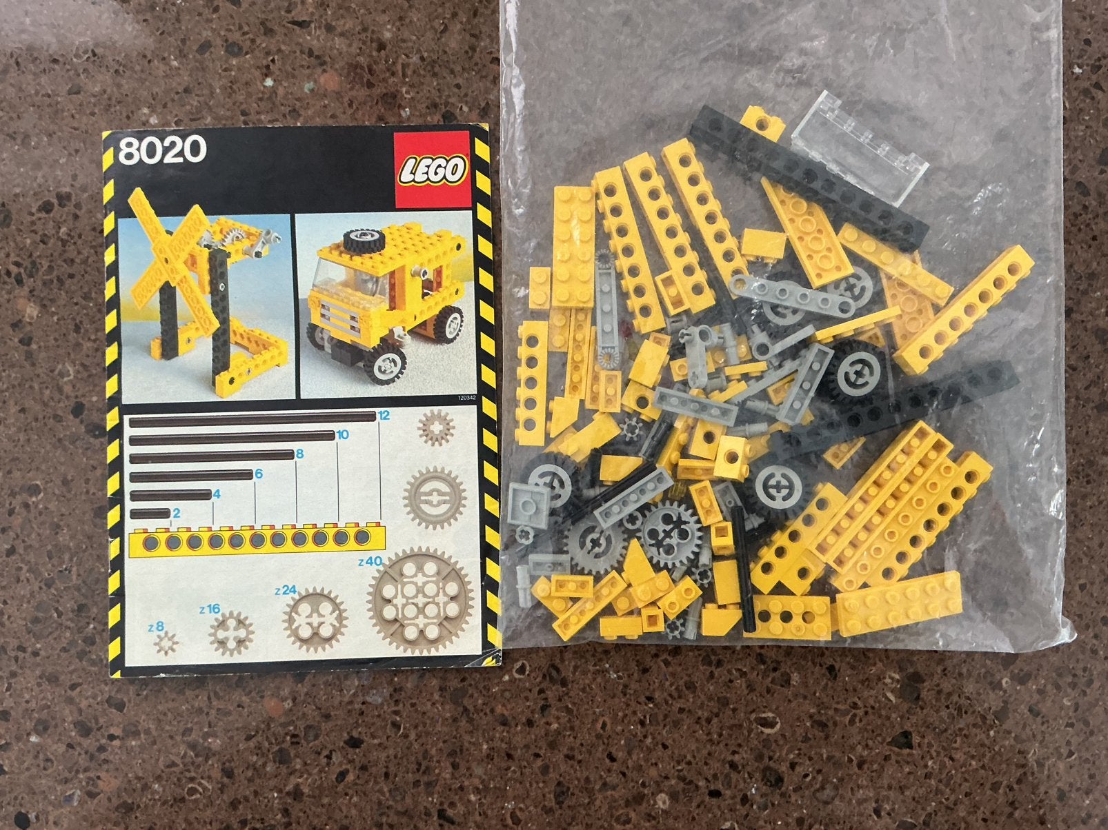 Lego 8020, Ophalen of Verzenden, Zo goed als nieuw