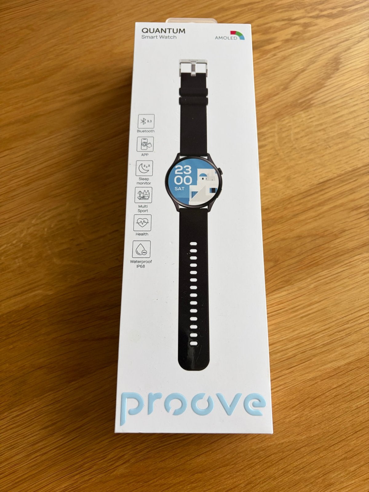 Proove Quantum Smartwatch Zwart, Hartslag, Zwart, Nieuw, Ophalen of Verzenden