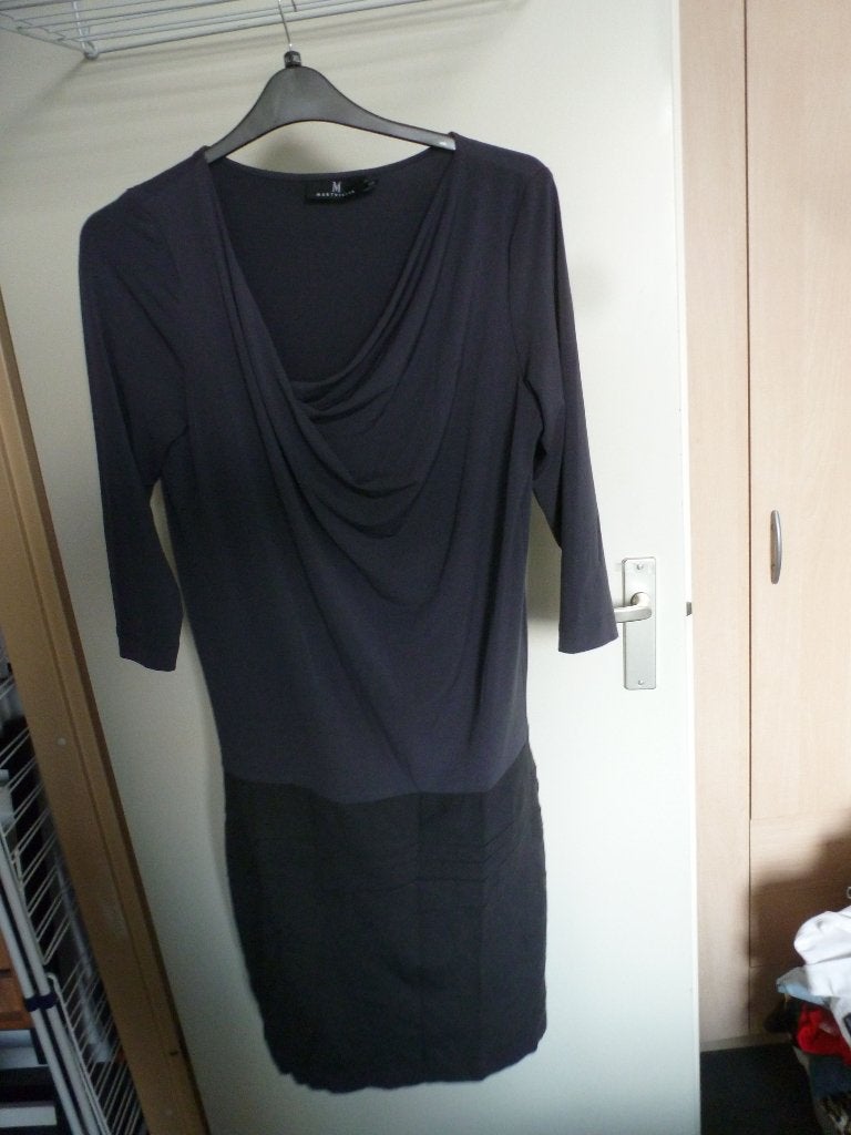MART VISSER midi jurk GRIJS 42 -GRATIS zend, Kleding | Dames, Jurken, Verzenden, Maat 42/44 (L), Nieuw, Grijs