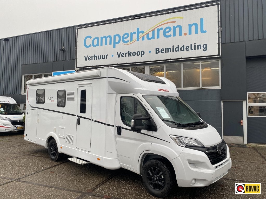 Dethleffs Just Camp T 7052 DBM - Nieuw, Caravans en Kamperen, Campers, Ringverwarming, Bedrijf, Luifel, Dethleffs