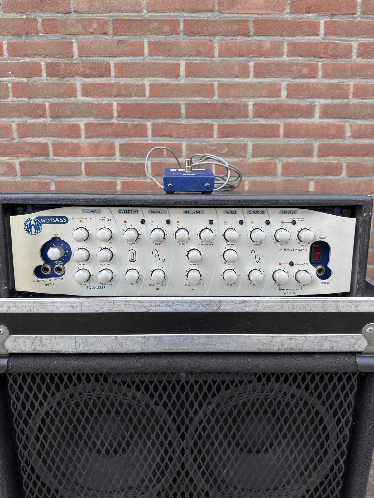 SWR Mo’ Bass Amp & Crate BE410 4x10” Cabinet incl flightcase, Ophalen, Gebruikt, Basgitaar, 100 watt of meer