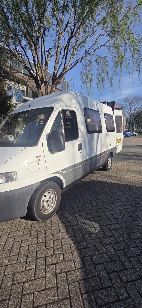 Fiat Ducato Camper – Instapklaar + zonnepaneel, Caravans en Kamperen, Buscamper of Camperbus, Fiat, Tot en met 2, Particulier